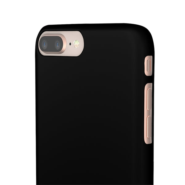 SLEEK Version Pretty Printing X Beautycounter Phone Case Black with White Logo