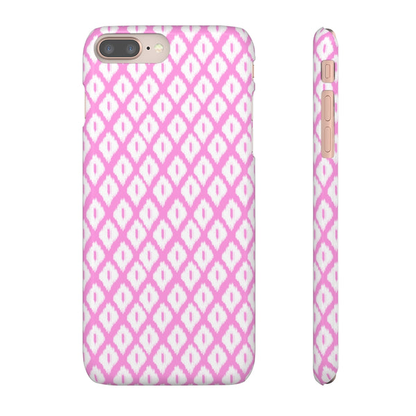 Simple Ikat Pink Phone Case