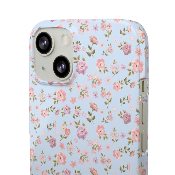 Loveshackfancy Shabby Chic Ditsy Floral Blue Phone Case