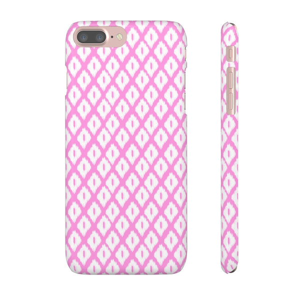 Simple Ikat Pink Phone Case