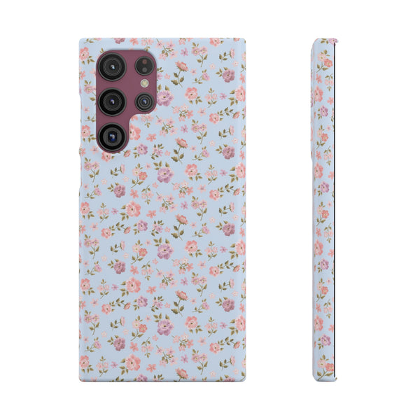 Loveshackfancy Shabby Chic Ditsy Floral Blue Phone Case