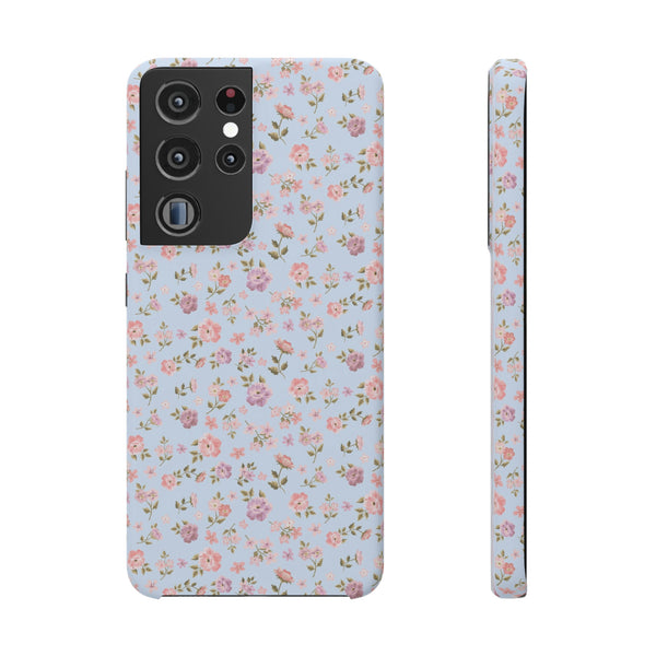 Loveshackfancy Shabby Chic Ditsy Floral Blue Phone Case