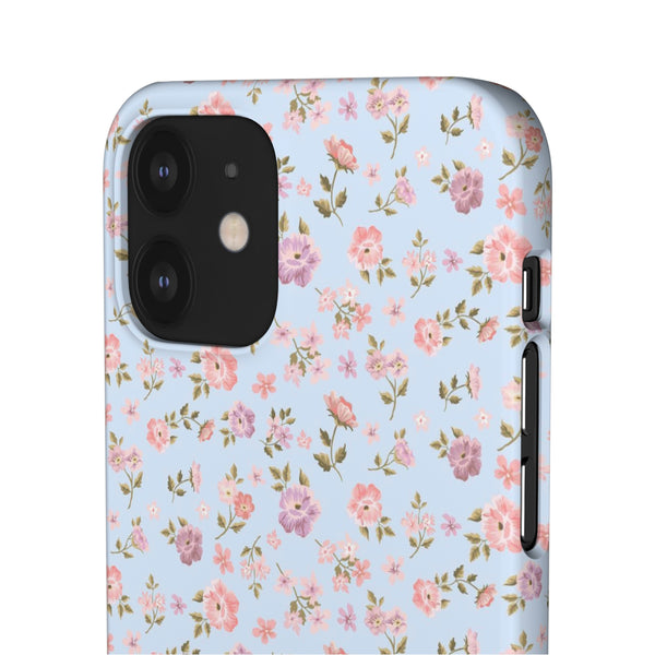 Loveshackfancy Shabby Chic Ditsy Floral Blue Phone Case