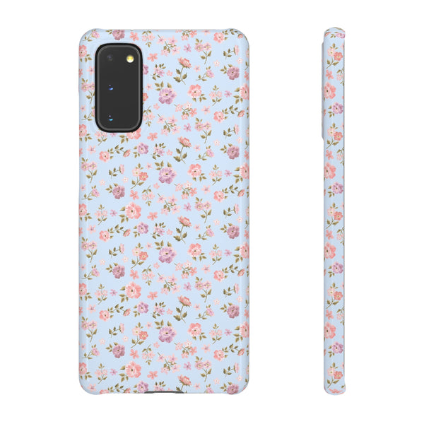 Loveshackfancy Shabby Chic Ditsy Floral Blue Phone Case