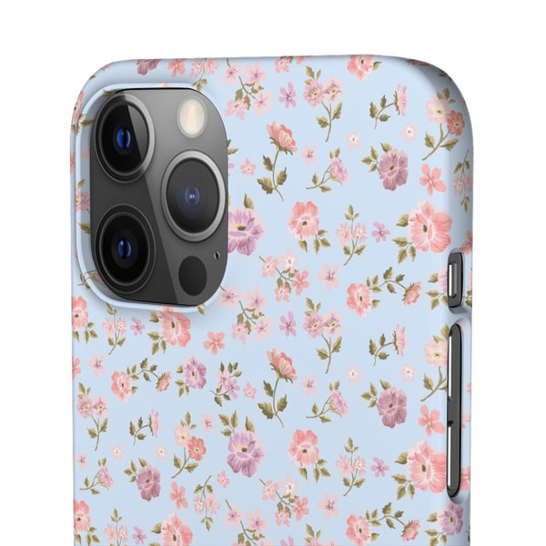 Loveshackfancy Shabby Chic Ditsy Floral Blue Phone Case