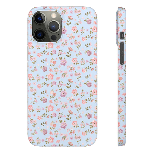 Loveshackfancy Shabby Chic Ditsy Floral Blue Phone Case