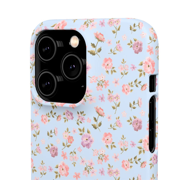 Loveshackfancy Shabby Chic Ditsy Floral Blue Phone Case