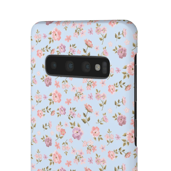 Loveshackfancy Shabby Chic Ditsy Floral Blue Phone Case