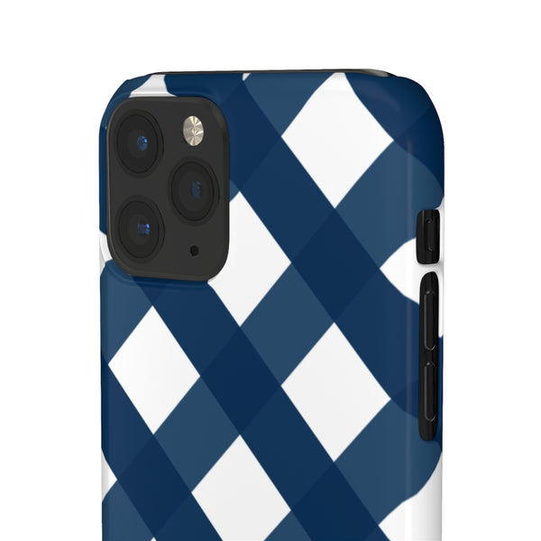 SLEEK Version Pretty Printing x Beautycounter Classic Navy Gingham Phone Case