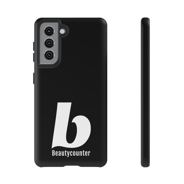 TOUGH Version Pretty Printing X Beautycounter Limited Edition Case Black with White logo