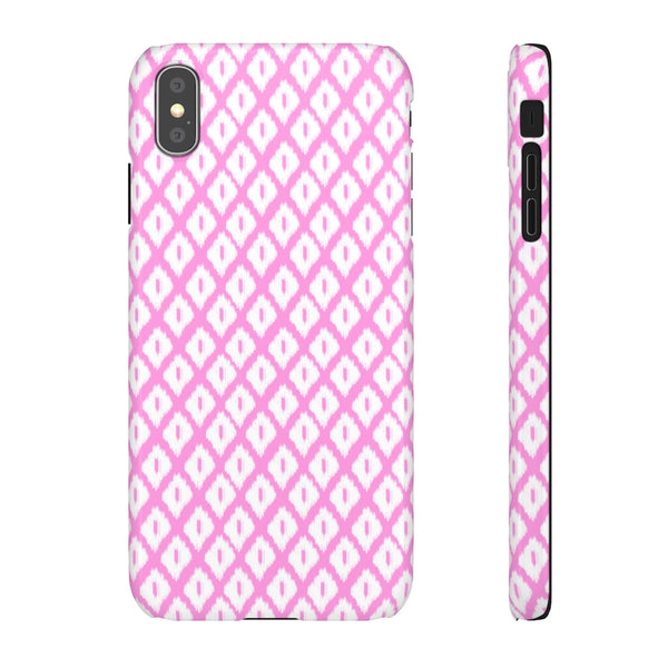 Simple Ikat Pink Phone Case