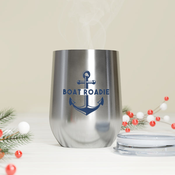 Boat Roadie Cold or Hot Wine, Cocktail Tumbler - perfect for Boat Gift, Dock Party, Yacht Club, Marina events