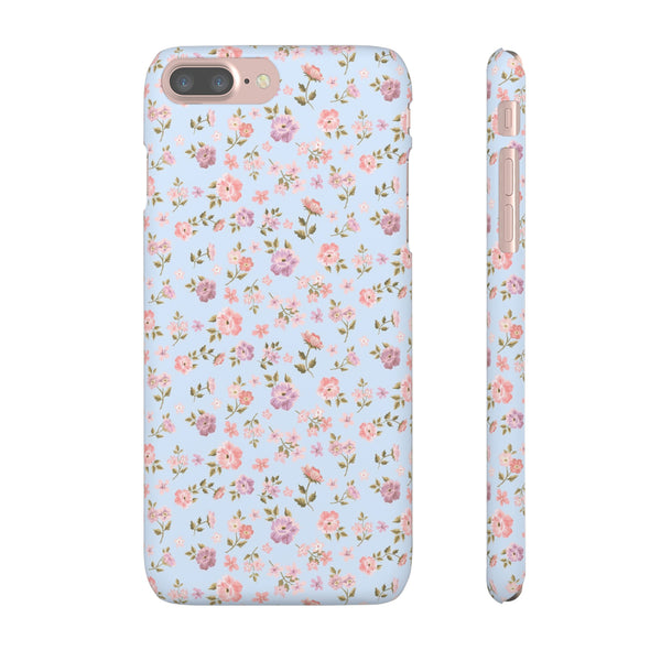 Loveshackfancy Shabby Chic Ditsy Floral Blue Phone Case