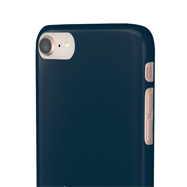 SLEEK Version Pretty Printing X Beautycounter Phone Case Navy with White Logo