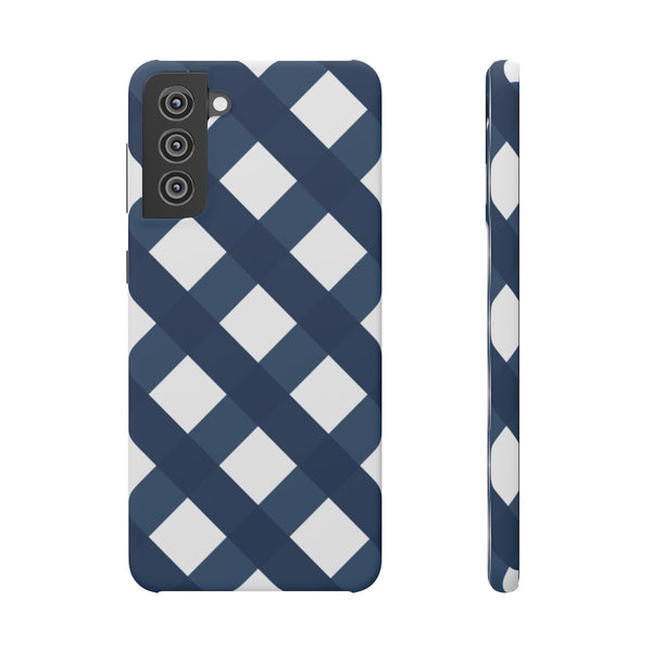 SLEEK Version Pretty Printing x Beautycounter Classic Navy Gingham Phone Case