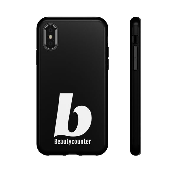 TOUGH Version Pretty Printing X Beautycounter Limited Edition Case Black with White logo