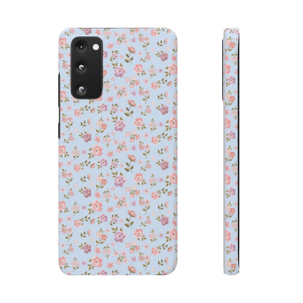 Loveshackfancy Shabby Chic Ditsy Floral Blue Phone Case