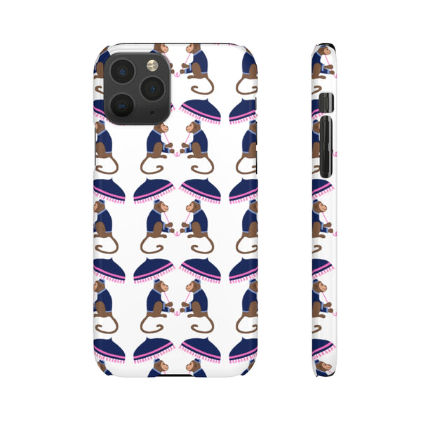 Monkey See Monkey Do Navy Phone Case