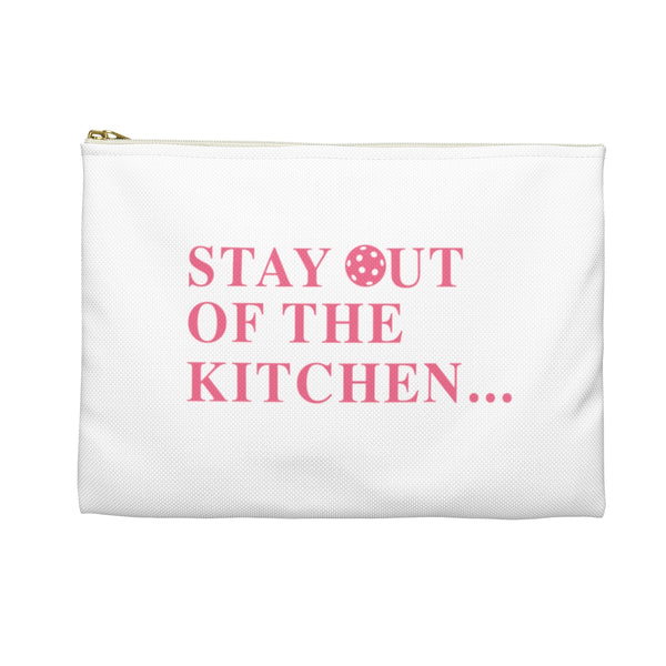 Overserved Pickle Ball Zip Accessory Pouch - Available for your town or Club please email us