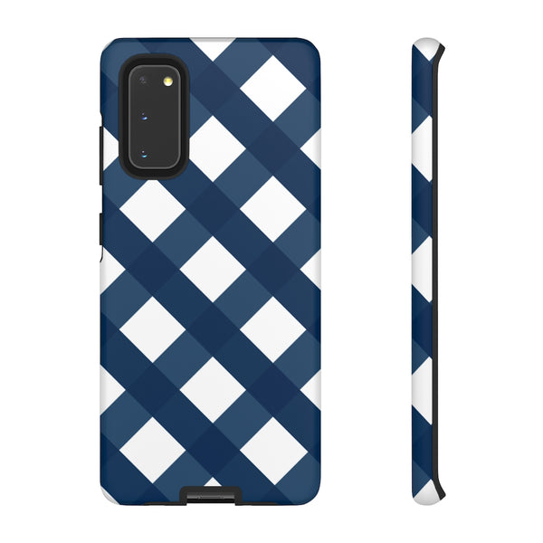 TOUGH Version Pretty Printing X Beautycounter Limited Edition Case Gingham Navy + White