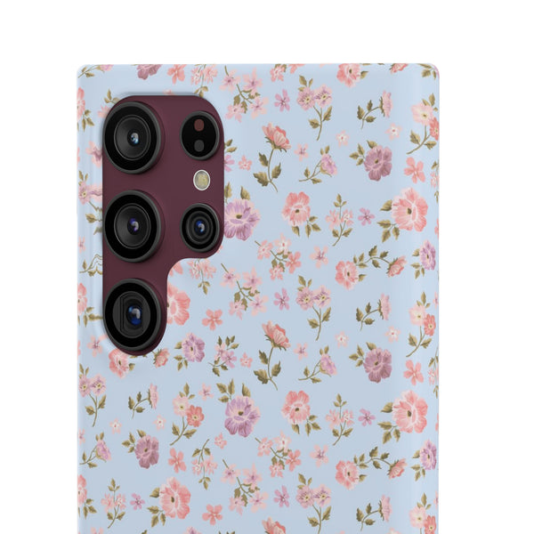 Loveshackfancy Shabby Chic Ditsy Floral Blue Phone Case