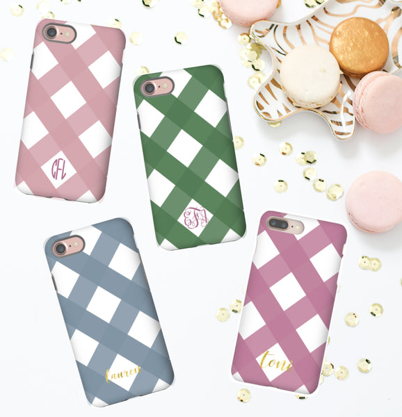 Phone Case - Gingham (more colors available)