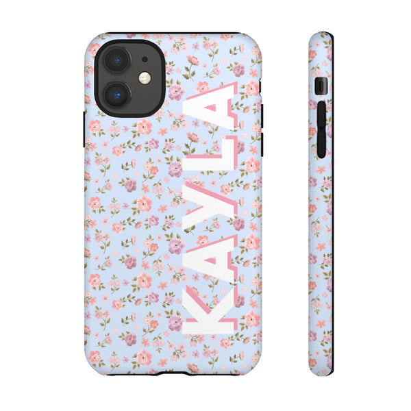 Phone Case - Love Ditsy Floral Pale Blue