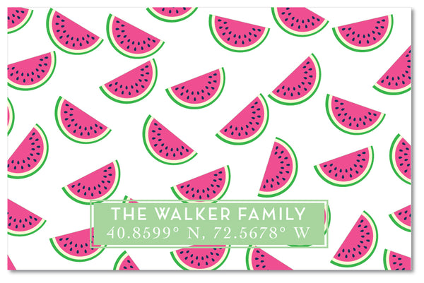 Cutting Board - Watermelon Print