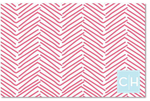 Cutting Board - Herringbone Nantucket Red