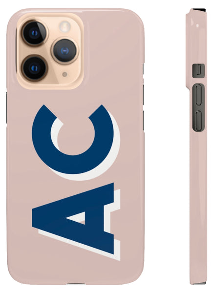 Phone Case - Blush with Shadow Monogram