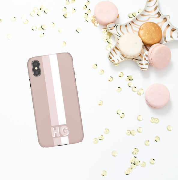 Phone Case - Blush Racing Stripe