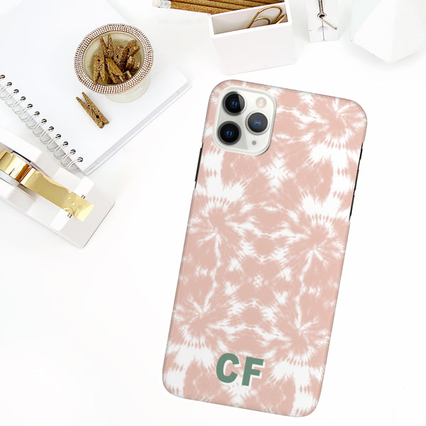 Phone Case - Shibori Tie Dye Blush