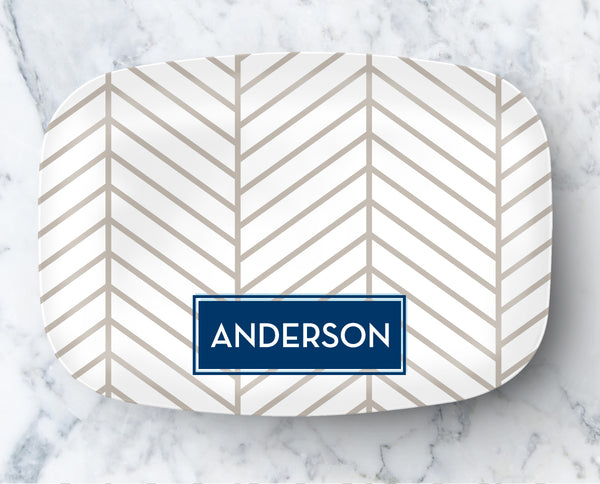 Platter - Herringbone Neutral