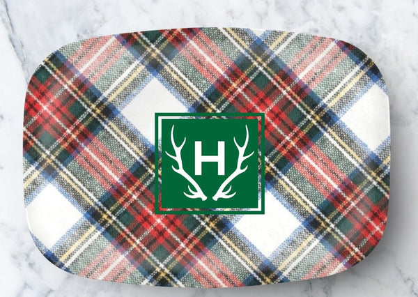 Platter - Holiday Plaid