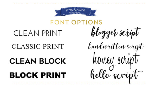 Notecard Double Sided - Color block cool tones