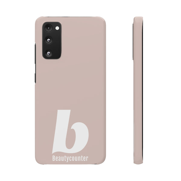 SLEEK Version Pretty Printing X Beautycounter Phone Case Blush`with White Logo