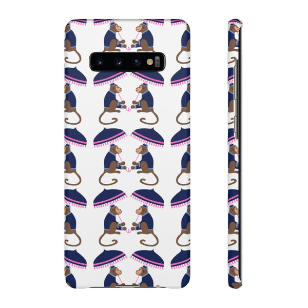 Monkey See Monkey Do Navy Phone Case