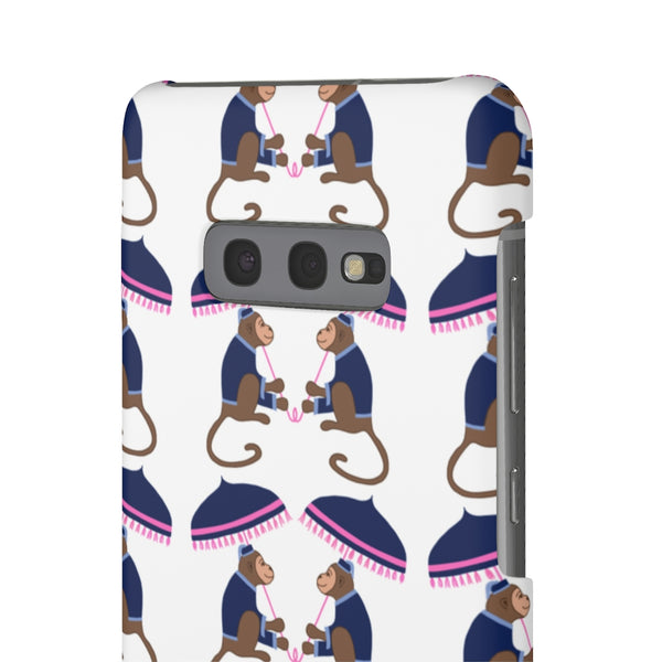 Monkey See Monkey Do Navy Phone Case