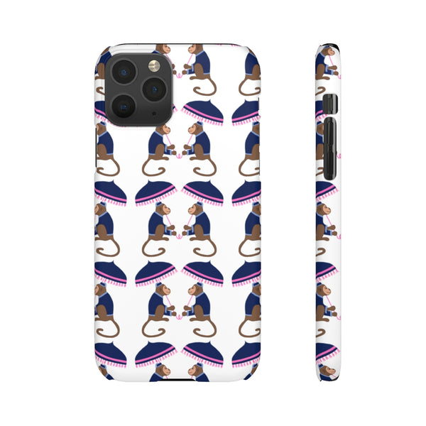 Monkey See Monkey Do Navy Phone Case