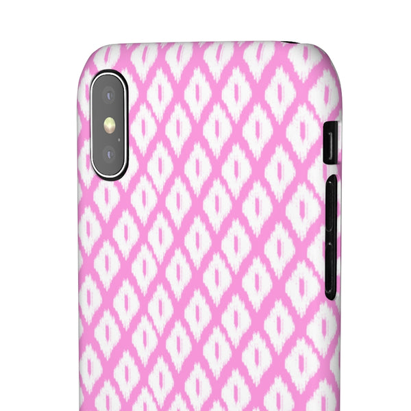 Simple Ikat Pink Phone Case