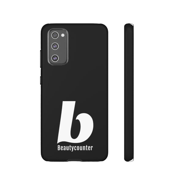 TOUGH Version Pretty Printing X Beautycounter Limited Edition Case Black with White logo