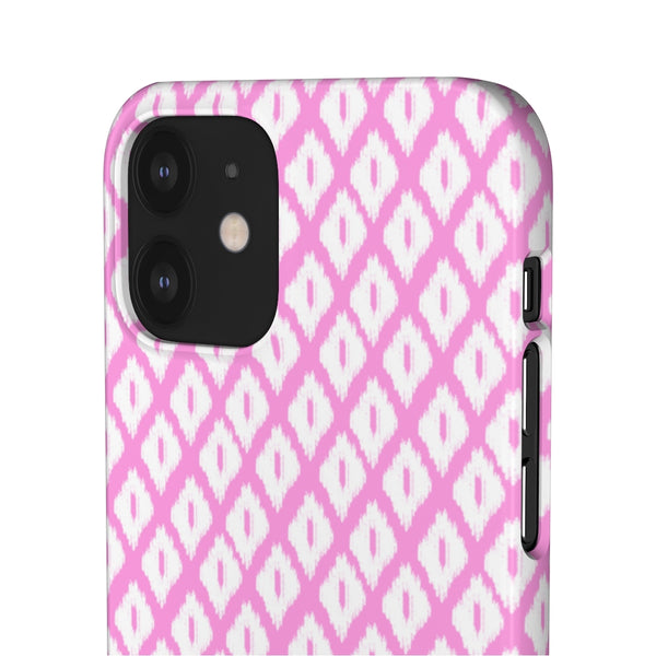 Simple Ikat Pink Phone Case