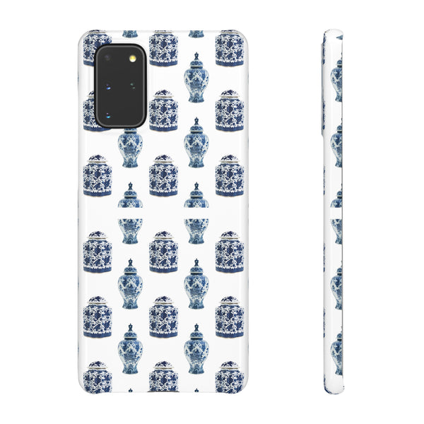 Chinoiserie Chic Blue and White Vase Preppy Phone Case