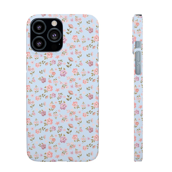 Loveshackfancy Shabby Chic Ditsy Floral Blue Phone Case