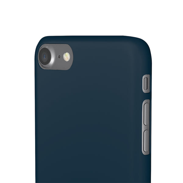 SLEEK Version Pretty Printing X Beautycounter Phone Case Navy with White Logo