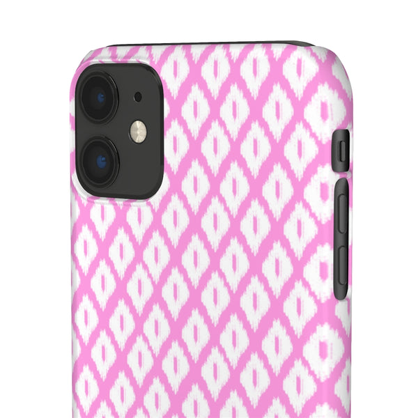 Simple Ikat Pink Phone Case