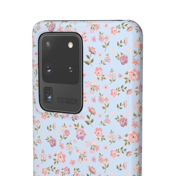 Loveshackfancy Shabby Chic Ditsy Floral Blue Phone Case