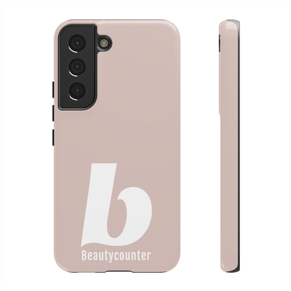 TOUGH Version Pretty Printing X Beautycounter Limited Edition Case Blush with White logo