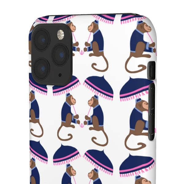 Monkey See Monkey Do Navy Phone Case