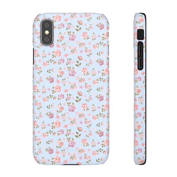 Loveshackfancy Shabby Chic Ditsy Floral Blue Phone Case